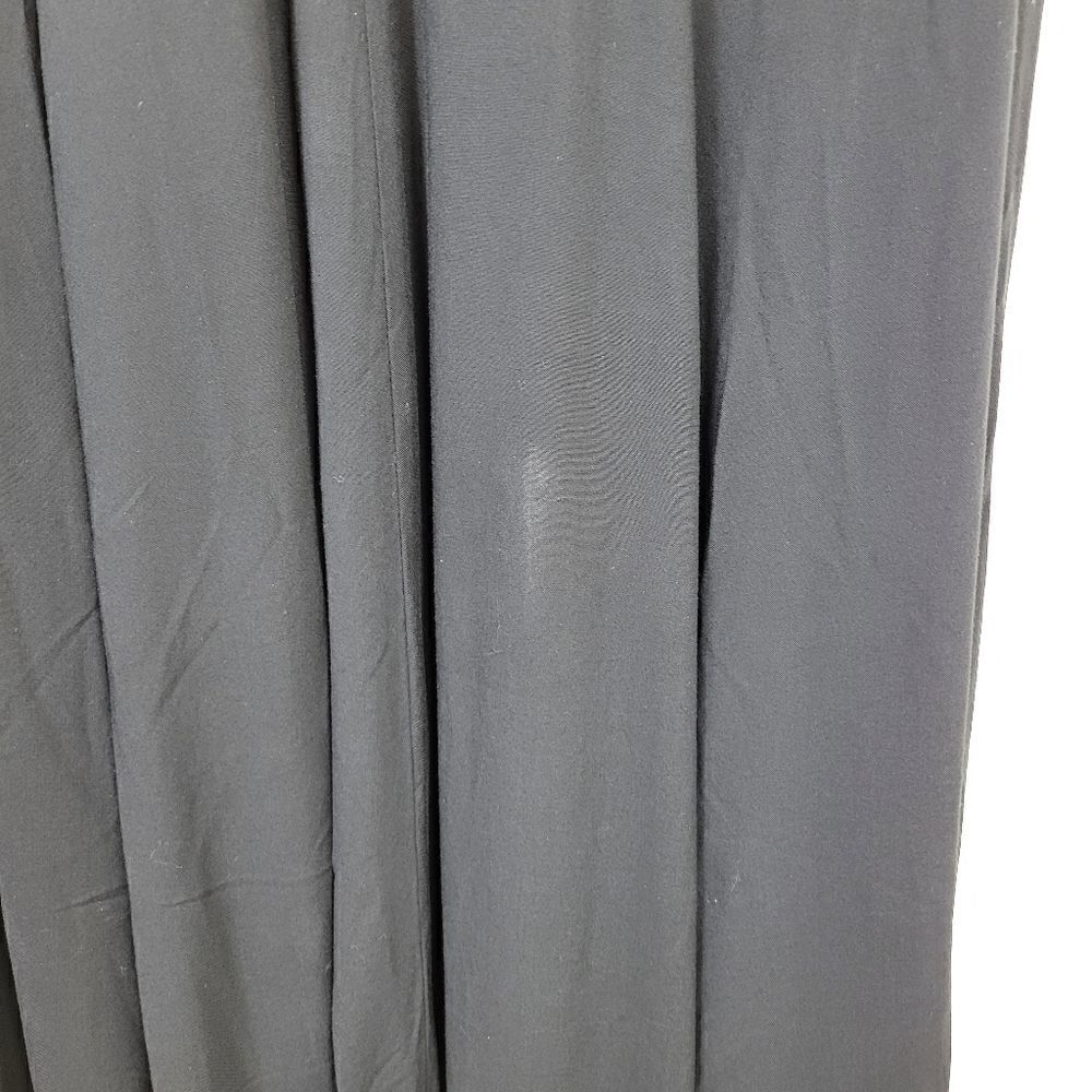 Torrid Lace-Up Challis Trapeze Maxi Dress – Black 00 (10) - Picture 7 of 13